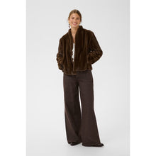 Load image into Gallery viewer, Cream Frania Faux Fur Jacket
