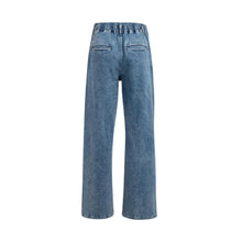 Load image into Gallery viewer, YAYA 01-311140-604 Loose Fit Jeans With Drawstring Waist
