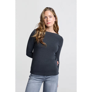 YAYA 709212-409 Boat Neck Top