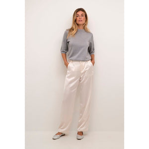 Cream Cocamia Sateen Pant