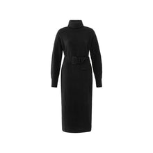 Load image into Gallery viewer, Yaya 600158-411 Knitted Midi Turtleneck Dress
