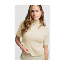 Load image into Gallery viewer, Yaya 000422-411 Ribbed Short Sleeve Sweater
