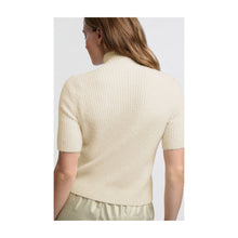 Load image into Gallery viewer, Yaya 000422-411 Ribbed Short Sleeve Sweater
