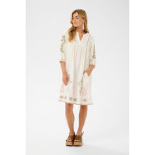 Load image into Gallery viewer, Cream Rosetta Dress
