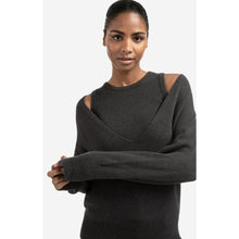 Load image into Gallery viewer, YAYA  000381-509 Knitted Sweater With Layered Top
