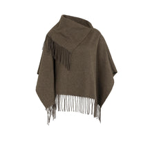 Load image into Gallery viewer, YAYA 03-521005-609 Poncho With High Neck &amp; Fringe
