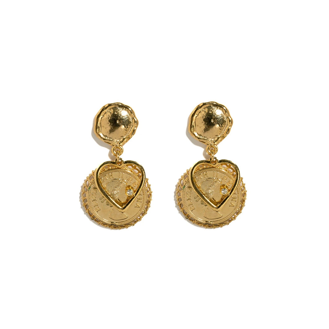 Caramel Vintage Jewellery Rita Earrings