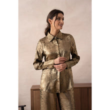 Load image into Gallery viewer, On Trend Lea Metallic Shirt
