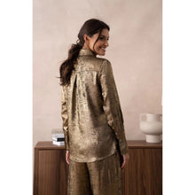 Load image into Gallery viewer, On Trend Lea Metallic Shirt
