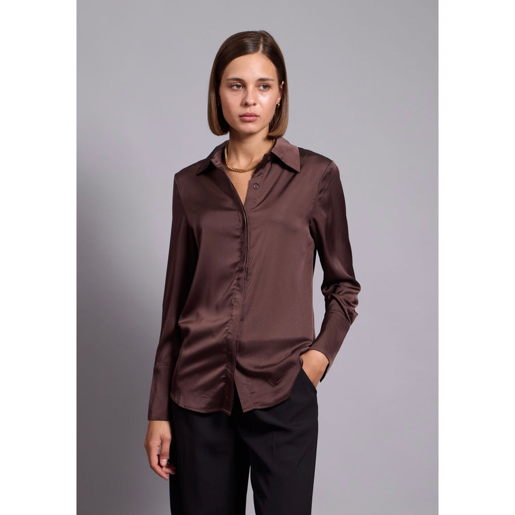 On Trend Satin Blouse