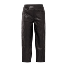 Load image into Gallery viewer, YAYA 01-309221-509 Faux Leather Trousers with Seam Details
