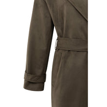 Load image into Gallery viewer, YAYA 02-0919019-509 Long Suedine Coat with Belt
