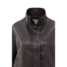 Load image into Gallery viewer, YAYA 02-009060-509 Short Faux Leather Jacket with Elastic Hem
