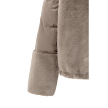 Load image into Gallery viewer, YAYA 02-001062-59 Short Teddy Jacket with Padded Sleeves

