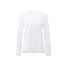 Load image into Gallery viewer, YAYA 01-709321-509 Jersey Top with Woven Cuffs and Slit Detail
