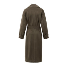 Load image into Gallery viewer, YAYA 02-0919019-509 Long Suedine Coat with Belt
