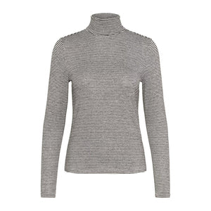 Cream Amma Long Sleeve Turtle Neck T Shirt