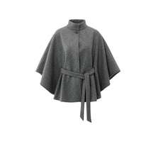 Load image into Gallery viewer, YAYA 03-521004-510 Soft Woven Poncho with Collar and Belt
