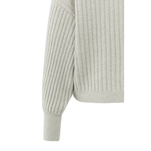 Load image into Gallery viewer, YAYA 01-000538-510 Ribbed Sweater with Round Neck and Long Sleeves
