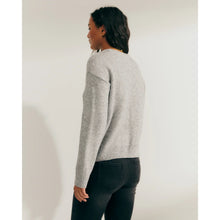 Load image into Gallery viewer, Paz Torras Grey Sweater with Eyelet Detail
