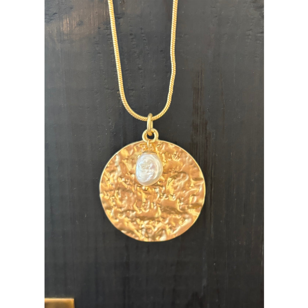 Dansk Audrey Dot Pearl Necklace