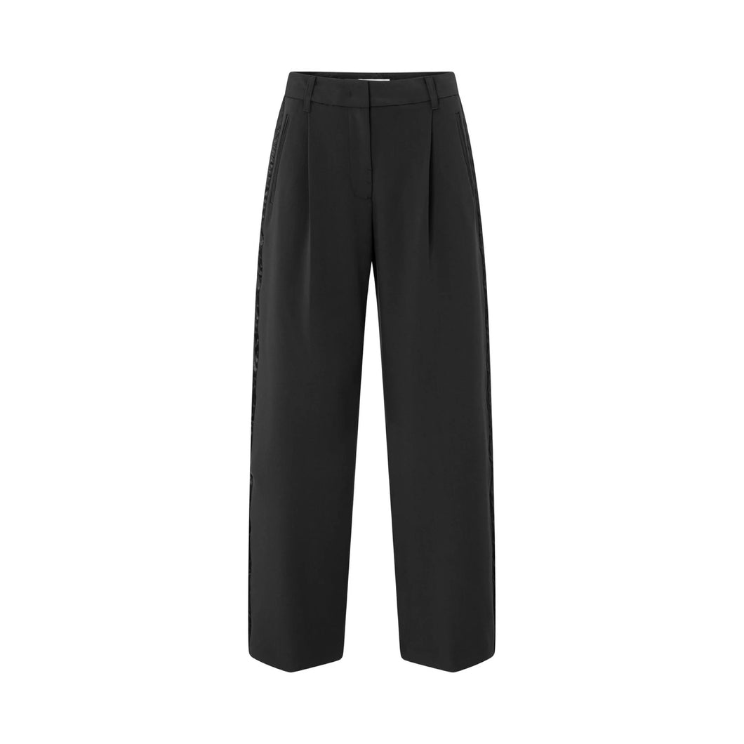 YAYA 301230-511 Wide Leg Trousers With Side Tape