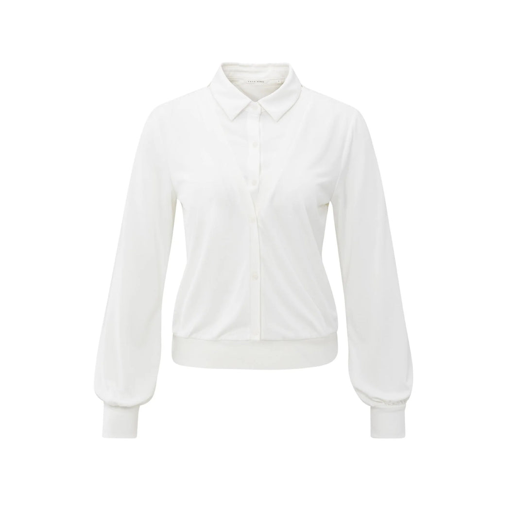 YAYA 709343-511 Jersey Double Layer Blouse