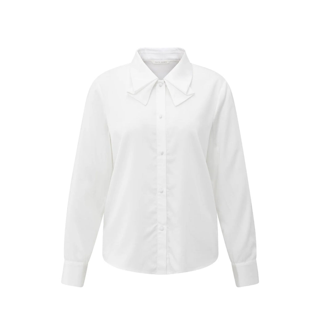YAYA 201187-511 Blouse With Bow Collar