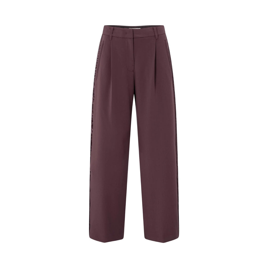 YAYA 301230-511 Wide Leg Trousers With Side Tape