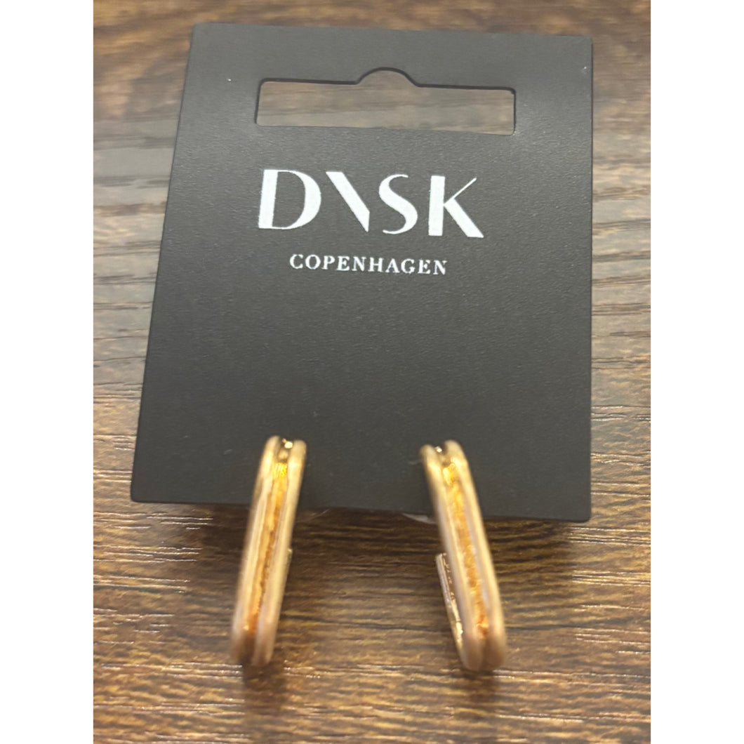 Dansk Oval Hoop Earrings