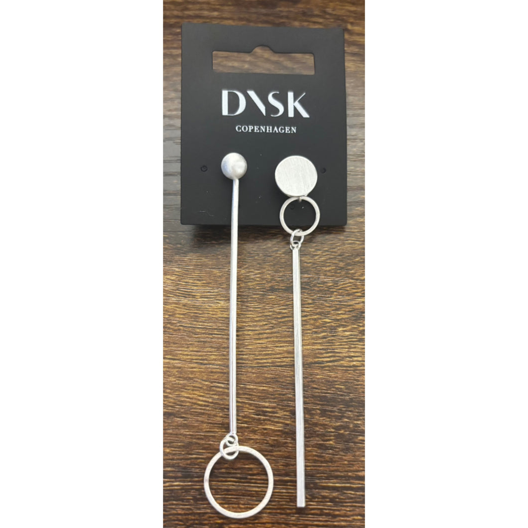 Dansk 2 Tone Pole Earrings