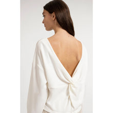 Load image into Gallery viewer, YAYA 01-109123-607 Sweater with V-Neck and Twisted Detail at the Back
