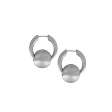 Load image into Gallery viewer, Dansk Tabitha Ball Huggie Earrings
