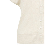Load image into Gallery viewer, YAYA 01-010163-607 Knitted Cardigan with Short Sleeves and Front Buttons
