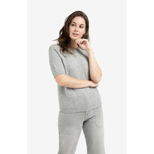 Load image into Gallery viewer, YAYA 01-000458-602 Soft Sweater with Short Sleeves and Round Neckline
