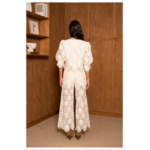 Load image into Gallery viewer, On Trend Crochet Lace Trousers
