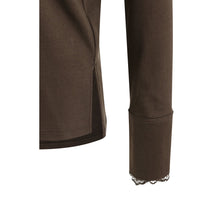 Load image into Gallery viewer, YAYA 01-709438-601 Jersey Top with Lace Cuffs
