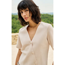 Load image into Gallery viewer, YAYA 01-010151-604 Fine Knitted Gilet With V Neck
