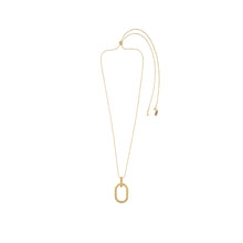 Load image into Gallery viewer, Dansk Tula Adjustable Oval Ring Necklace
