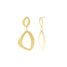Load image into Gallery viewer, Dansk Alaya Asymmetrical Statement Earrings
