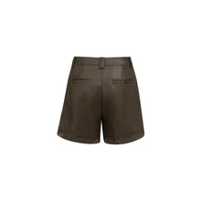 Load image into Gallery viewer, YAYA 01-321039-607 High Waist Shorts with Subtle Sheen
