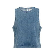 Load image into Gallery viewer, YAYA 01-701389-604 Denim Sleeveless Top

