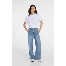 Load image into Gallery viewer, YAYA 01-311140-604 Loose Fit Jeans With Drawstring Waist
