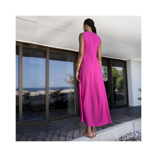Load image into Gallery viewer, Aggel Solid Colour Sleeveless Maxi Dress

