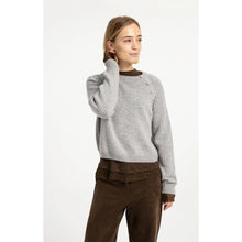 Load image into Gallery viewer, Yaya 01-000641-609 Sweater With Ribbed Sleeves And Button Details
