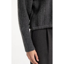 Load image into Gallery viewer, YAYA 01-000631-609 Sweater with Batwing Sleeves and Drawcord Hem
