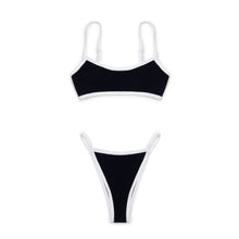 Load image into Gallery viewer, Poetry By Locals Maya Bikini Onyx &amp; Pearl
