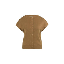 Load image into Gallery viewer, YAYA 01-010163-607 Knitted Cardigan with Short Sleeves and Front Buttons
