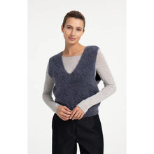 Load image into Gallery viewer, YAYA 01-000635-609 Soft Knit Spencer with Deep V Neck
