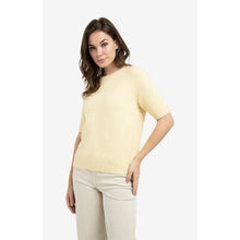 Load image into Gallery viewer, YAYA 01-000458-602 Soft Sweater with Short Sleeves and Round Neckline
